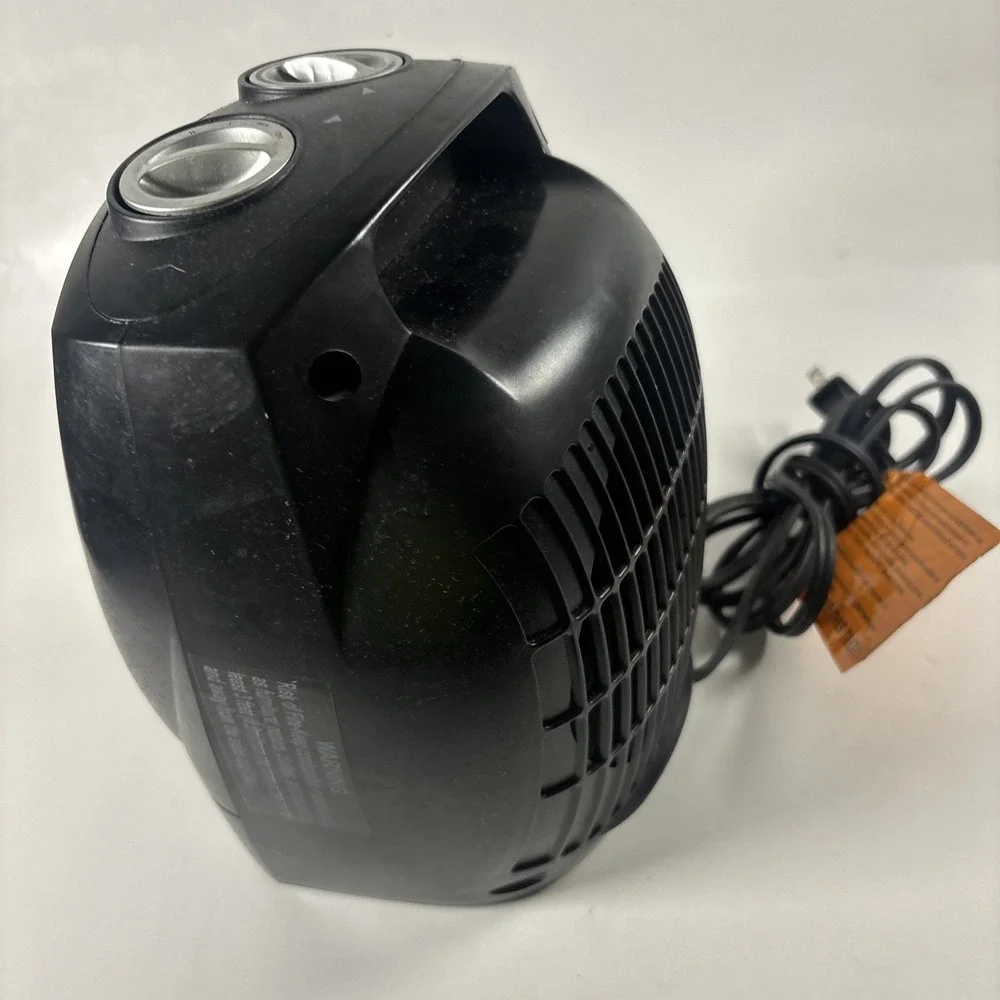 BLACK+DECKER Black Personal Ceramic Indoor Heater & Fan with 4 Settings